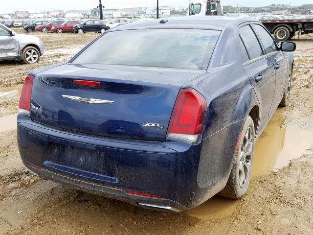 2C3CCAGG1FH830797 - 2015 CHRYSLER 300 S BLUE photo 4