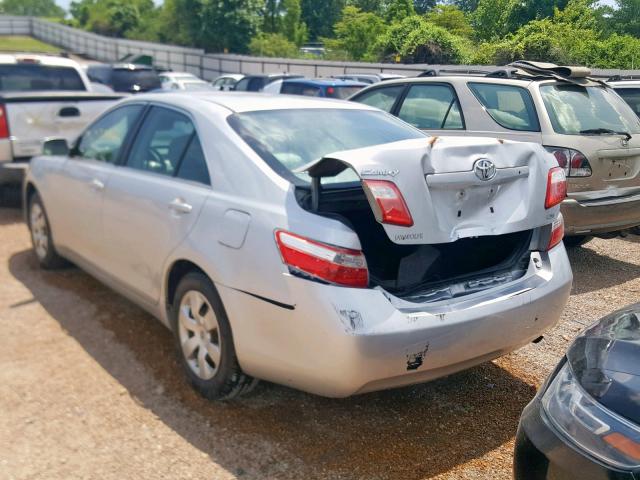 4T1BE46K67U536203 - 2007 TOYOTA CAMRY NEW SILVER photo 3