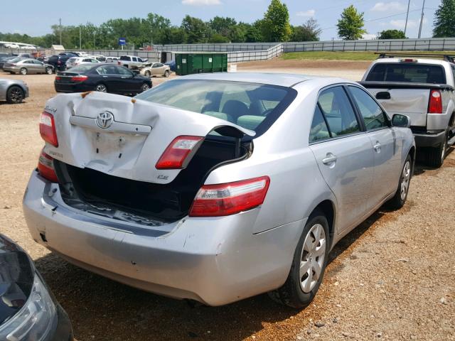 4T1BE46K67U536203 - 2007 TOYOTA CAMRY NEW SILVER photo 4