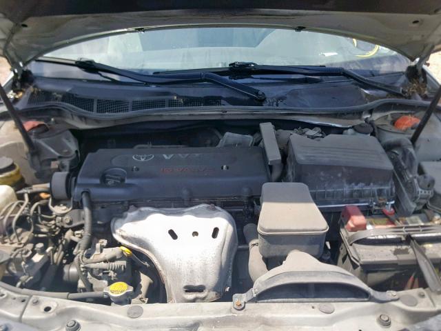 4T1BE46K67U536203 - 2007 TOYOTA CAMRY NEW SILVER photo 7