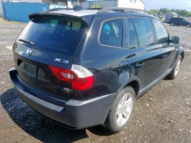 WBXPA93415WD23157 - 2005 BMW X3 3.0I BLACK photo 4