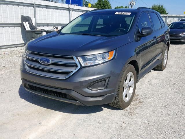 2FMPK4G90HBB15501 - 2017 FORD EDGE SE GRAY photo 2