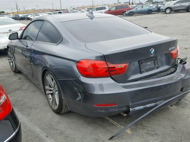 WBA3R1C56FK194785 - 2015 BMW 435 I CHARCOAL photo 3