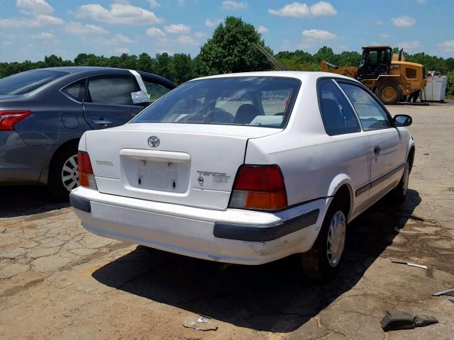 JT2EL56D9S0070452 - 1995 TOYOTA TERCEL DX WHITE photo 4