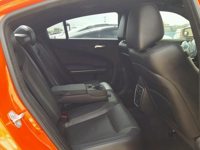 2C3CDXHG8GH313125 - 2016 DODGE CHARGER SX ORANGE photo 6