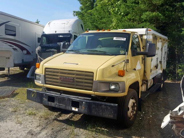 1GDJ5C1GX9F412970 - 2009 GMC C5500 C5C0 YELLOW photo 2