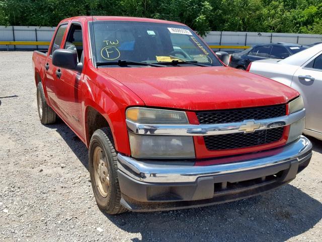 1GCCS136X58273193 - 2005 CHEVROLET COLORADO RED photo 1