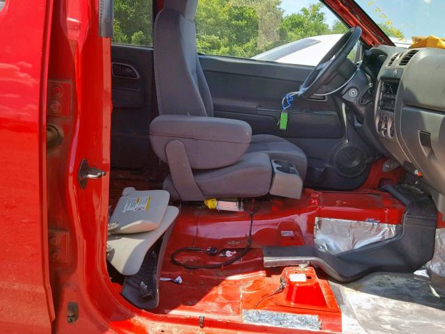 1GCCS136X58273193 - 2005 CHEVROLET COLORADO RED photo 5