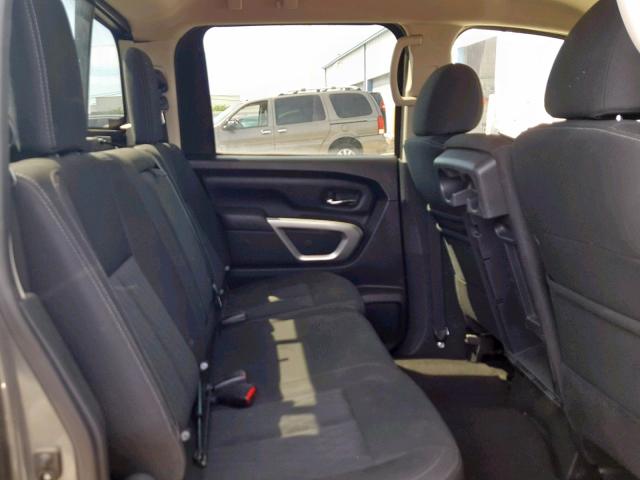 1N6AA1EJ2HN533066 - 2017 NISSAN TITAN S GRAY photo 6