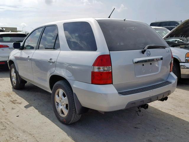 2HNYD18283H530732 - 2003 ACURA MDX SILVER photo 3