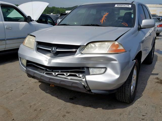 2HNYD18283H530732 - 2003 ACURA MDX SILVER photo 9