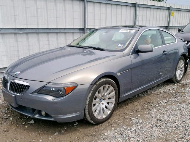 WBAEH73495B869291 - 2005 BMW 645 CI AUT GRAY photo 2