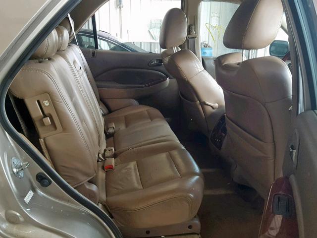 2HNYD18683H530989 - 2003 ACURA MDX TOURIN BEIGE photo 6