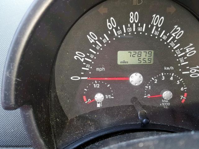 3VWCD21C51M447165 - 2001 VOLKSWAGEN NEW BEETLE ვერცხლისფერი ფოტო 8