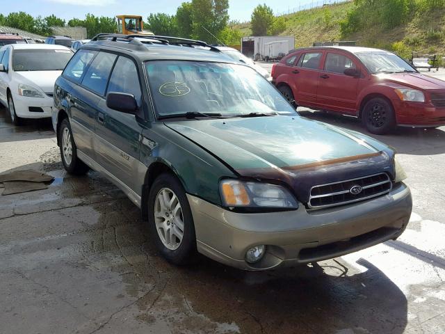 4S3BH675216669620 - 2001 SUBARU LEGACY OUT GREEN photo 1