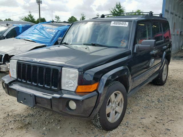 1J8HG48K66C268756 - 2006 JEEP COMMANDER BLACK photo 2