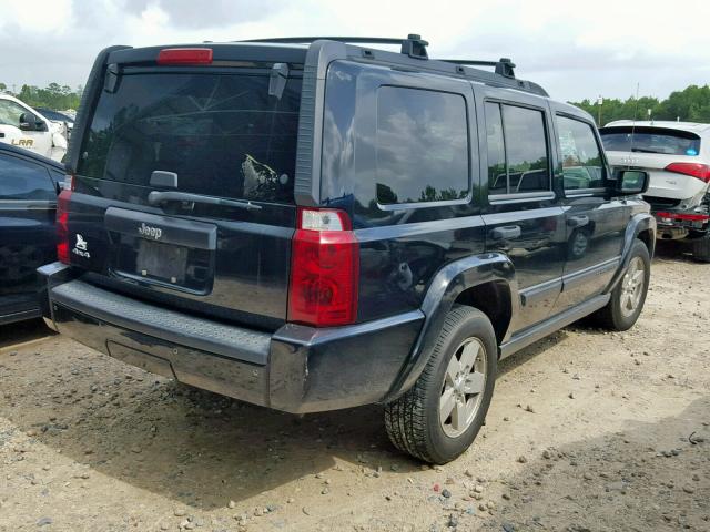 1J8HG48K66C268756 - 2006 JEEP COMMANDER BLACK photo 4