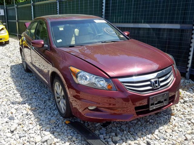 1HGCP3F83CA012599 - 2012 HONDA ACCORD EXL RED photo 1