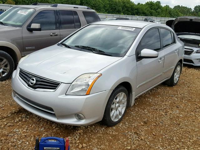 3N1AB6AP1CL689635 - 2012 NISSAN SENTRA 2.0 SILVER photo 2