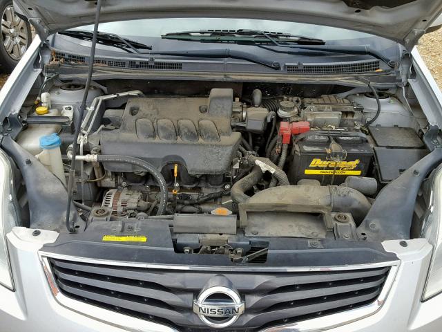 3N1AB6AP1CL689635 - 2012 NISSAN SENTRA 2.0 SILVER photo 7