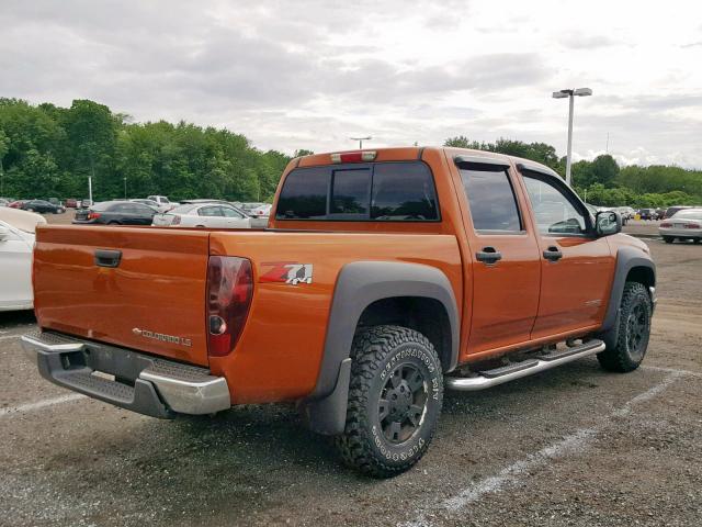 1GCDT136758143499 - 2005 CHEVROLET COLORADO ORANGE photo 4