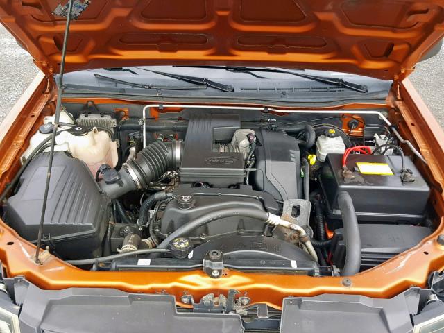 1GCDT136758143499 - 2005 CHEVROLET COLORADO ORANGE photo 7