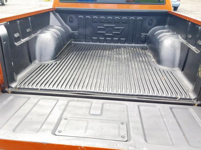 1GCDT136758143499 - 2005 CHEVROLET COLORADO ORANGE photo 9