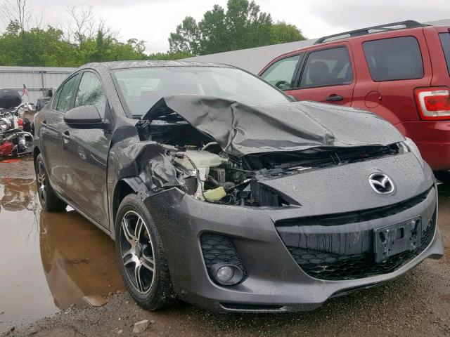 JM1BL1V7XD1797238 - 2013 MAZDA 3 I GRAY photo 1