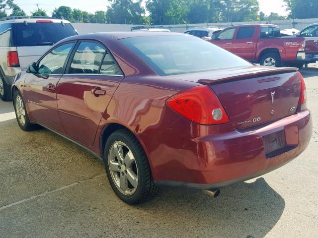 1G2ZH57N684126905 - 2008 PONTIAC G6 GT RED photo 3