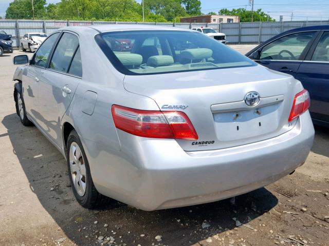 4T4BE46K37R010360 - 2007 TOYOTA CAMRY NEW SILVER photo 3