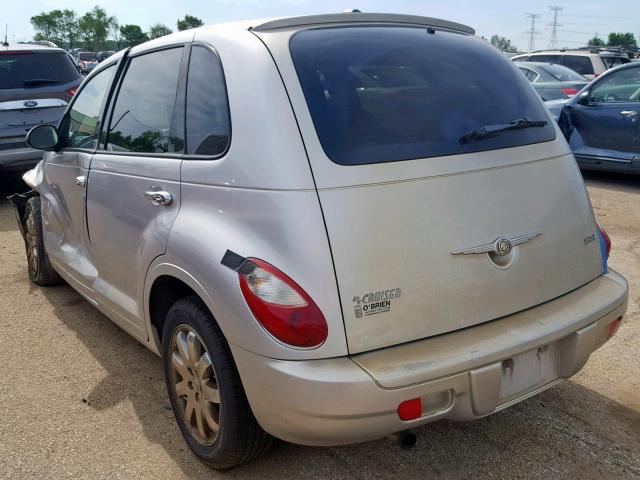 3A8FY58B28T224321 - 2008 CHRYSLER PT CRUISER SILVER photo 3