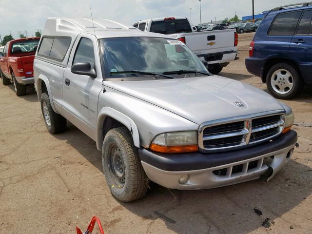 1B7FL36X92S501287 - 2002 DODGE DAKOTA SPO SILVER photo 1