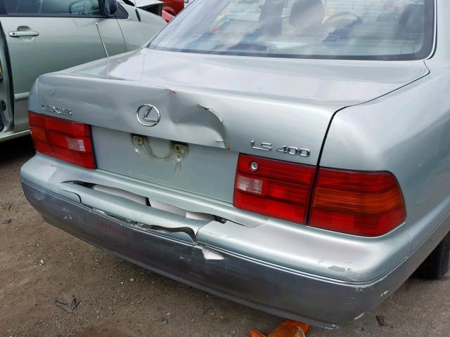 JT8BH28F9V0097209 - 1997 LEXUS LS 400 GREEN photo 9