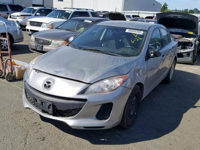 JM1BL1TGXD1770785 - 2013 MAZDA 3 I SILVER photo 2