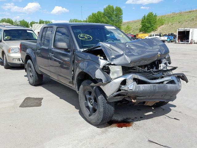 1N6AD07W45C421399 - 2005 NISSAN FRONTIER C GRAY photo 1