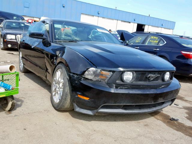 1ZVBP8CF7C5256112 - 2012 FORD MUSTANG GT BLACK photo 1