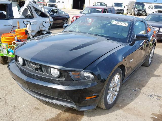 1ZVBP8CF7C5256112 - 2012 FORD MUSTANG GT BLACK photo 2