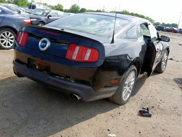 1ZVBP8CF7C5256112 - 2012 FORD MUSTANG GT BLACK photo 4