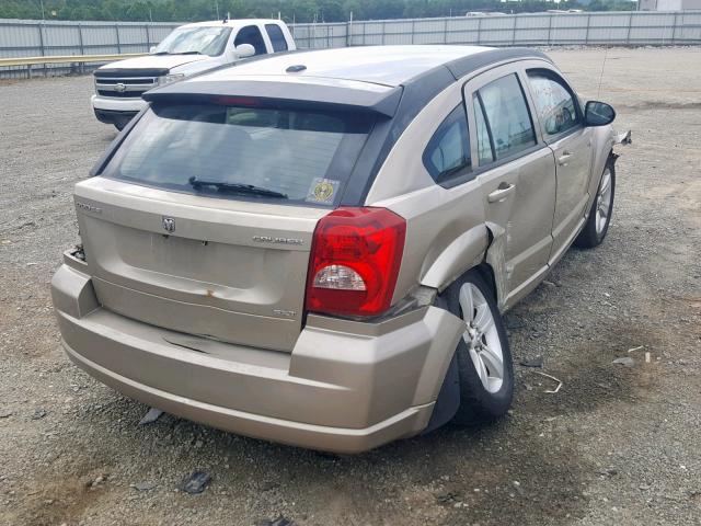 1B3CB4HA1AD607483 - 2010 DODGE CALIBER SX GOLD photo 4