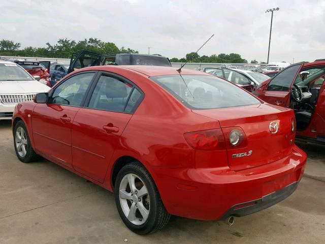 JM1BK12F441144712 - 2004 MAZDA 3 I RED photo 3