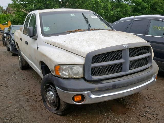 1D7KU28D64J255595 - 2004 DODGE RAM 2500 S თეთრი ფოტო 1