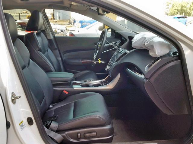 19UUB2F5XFA008301 - 2015 ACURA TLX TECH WHITE photo 5