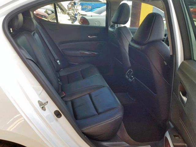 19UUB2F5XFA008301 - 2015 ACURA TLX TECH WHITE photo 6
