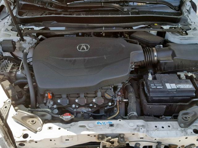 19UUB2F5XFA008301 - 2015 ACURA TLX TECH WHITE photo 7