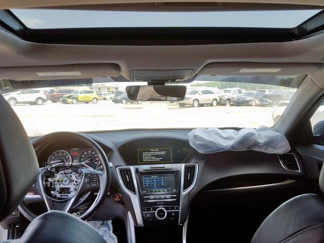 19UUB2F5XFA008301 - 2015 ACURA TLX TECH WHITE photo 9