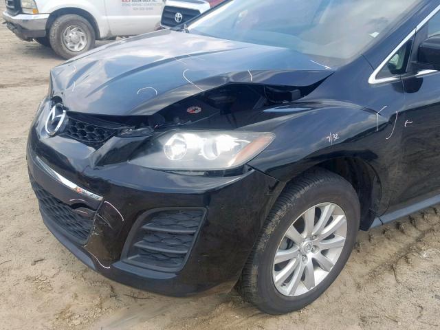 JM3ER2W56A0349201 - 2010 MAZDA CX-7 BLACK photo 9