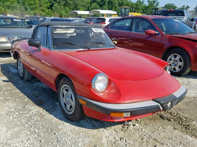 ZARBA5648H1045017 - 1987 ALFA ROMEO SPIDER GRA RED photo 1