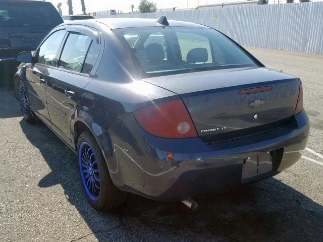 1G1AT58H597113071 - 2009 CHEVROLET COBALT LT BLUE photo 3