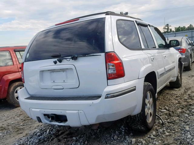 4NUDT13S242102863 - 2004 ISUZU ASCENDER S WHITE photo 4