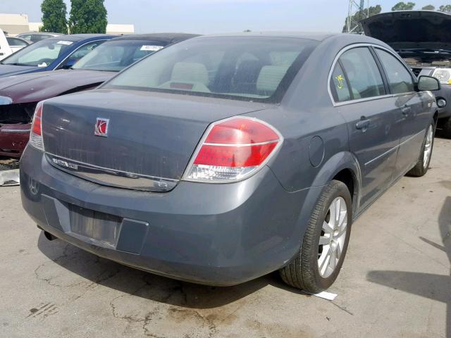 1G8ZS57N78F205009 - 2008 SATURN AURA XE GRAY photo 4